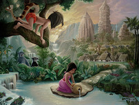 The Jungle Book Art The Jungle Book Art Mowgli's Neighborhood